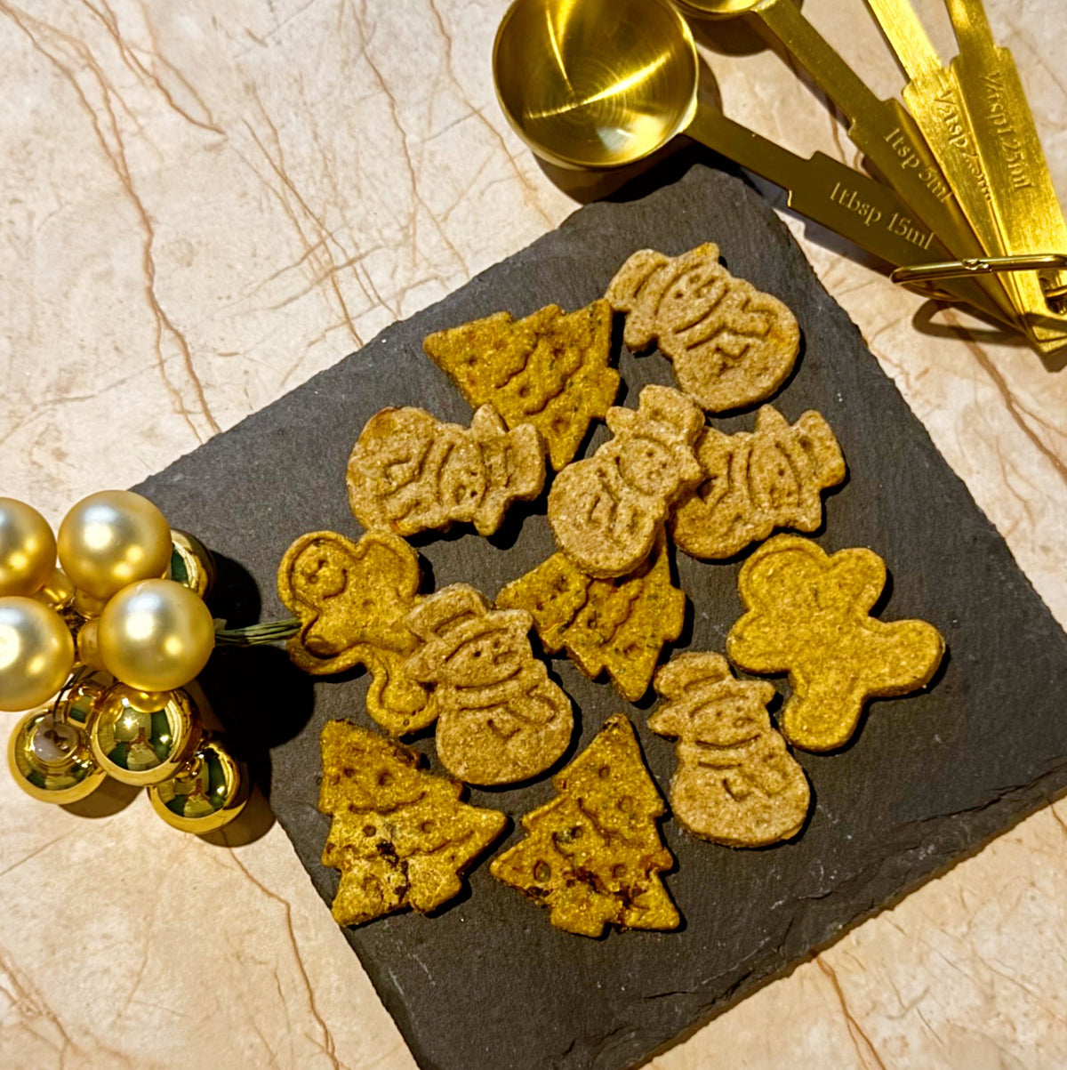 Savory Christmas dinner dog treats
