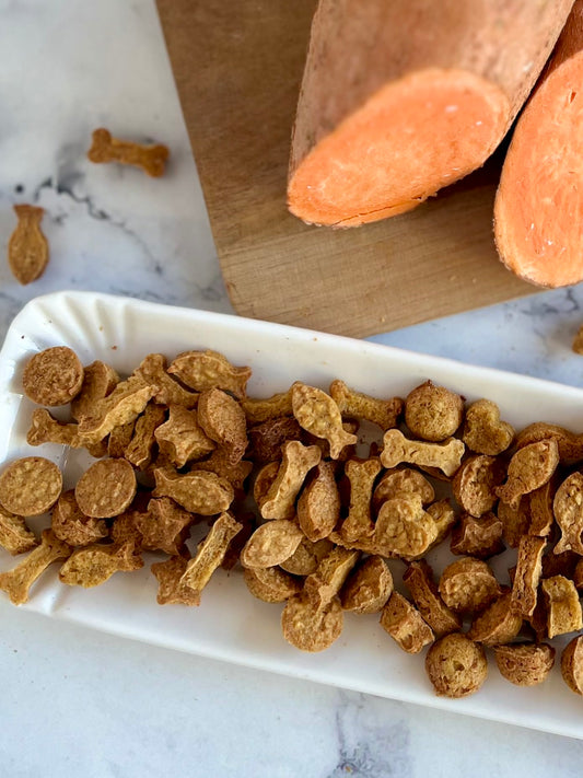 Sweet Potato & Chickpea Dog Topper | High-Fiber Dog Food Boost