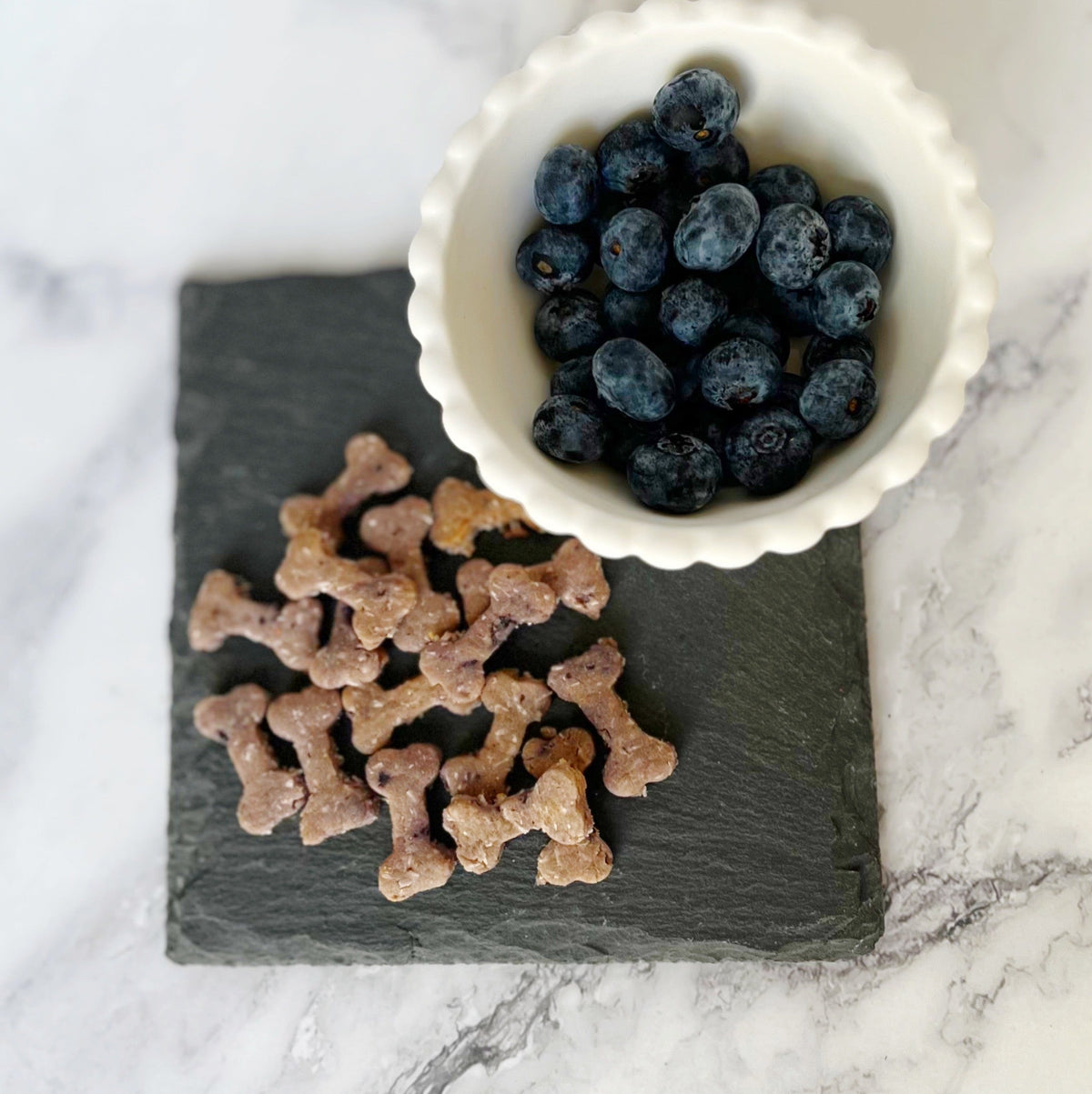 Blueberry beef dog treats